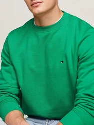 Tommy Hilfiger Sweatshirt IM NA FLAG LOGO SWEATSHIRT Dunkelgrün/Grün/Türkis