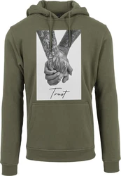 Mister Tee Trust 2.0 Hoody Dunkelgrün/Grün