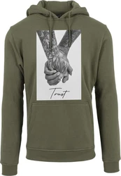 Mister Tee Trust 2.0 Hoody Dunkelgrün/Grün