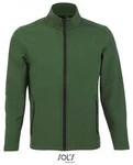 SOLS Softshelljacke Mens Softshell Zip Jacket Race Dunkelgrün/Grün