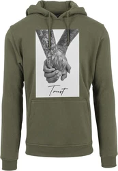 Mister Tee Trust 2.0 Hoody Dunkelgrün/Grün