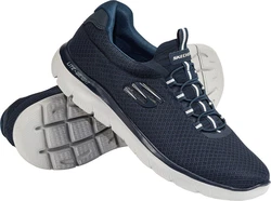 Skechers Slip-On Sneaker Blau/Dunkelblau/Hellblau/Grau