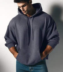 RMK Kapuzenpullover Hoodie Langarmshirt Los Angeles Dunkelgrau/Grau/Hellgrau/Dunkelblau