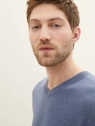 TOM TAILOR Strickpullover mit V-Ausschnitt 