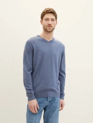 TOM TAILOR Strickpullover mit V-Ausschnitt 
