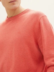TOM TAILOR Strickpullover Rot/Orange