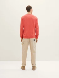 TOM TAILOR Strickpullover Rot/Orange