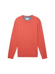 TOM TAILOR Strickpullover Rot/Orange