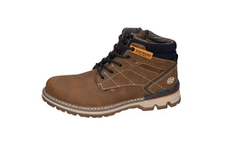 Dockers by Gerli Schnürboots mit herausnehmbarer Innensohle Braun/Dunkelbraun/Beige/Khaki