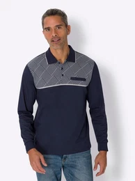 Sieh an! T-Shirt Langarm-Poloshirt