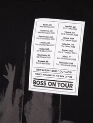 BOSS ORANGE T-Shirt Te_Patchwork Schwarz