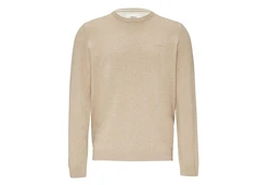s.Oliver Rundhalspullover Khaki/Beige/Braun