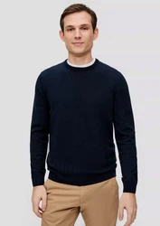 s.Oliver Rundhalspullover blau (2143173)