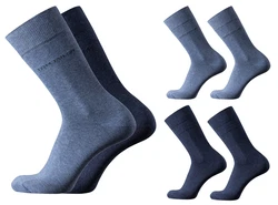 TOM TAILOR Socken Herren 4er Pack uni basic indigo jeans/blau