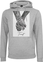 Mister Tee Trust 2.0 Hoody Grau/Dunkelrot