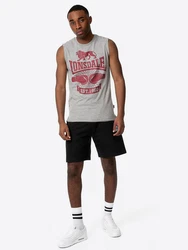 Lonsdale T-Shirt Cleator Grau/Braun/Hellgrau/Rot/Dunkelgrau