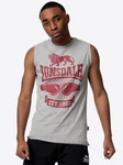 Lonsdale T-Shirt Cleator Grau/Braun/Hellgrau/Rot/Dunkelgrau