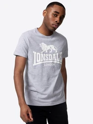 Lonsdale T-Shirt Kelso Rot/Bordeaux/Grau