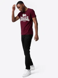 Lonsdale T-Shirt Kelso Rot/Bordeaux/Grau