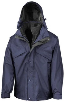 Result 3-in-1 Zip & Clip Jacket Dunkelblau/Blau Result 3-in-1 Zip & Clip Jacket Dunkelblau/Blau