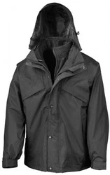 Result 3-in-1 Zip & Clip Jacket Dunkelgrau/Grau
