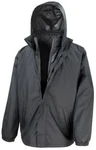 Result 3-in-1 Jacket with Quilted Bodywarmer Dunkelgrau/Grau/Schwarz