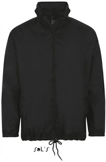 SOLS Outdoorjacke Herren Shift Windbreaker Schwarz