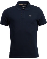 Barbour Poloshirt Polo Tartan Pique Dunkelblau/Blau