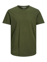 JACK & JONES T-Shirt 'Basher' Dunkelgrün/Grün