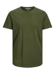 JACK & JONES T-Shirt 'Basher' Dunkelgrün/Grün