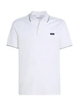 Calvin Klein Poloshirt STRETCH PIQUE TIPPING POLO Weiß/Creme