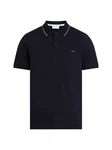 Calvin Klein Poloshirt STRETCH PIQUE TIPPING POLO Dunkelblau/Hellblau