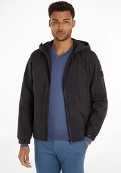 Tommy Hilfiger Kurzjacke PORTLAND HOODED JACKET Schwarz/Dunkelgrau/Grau