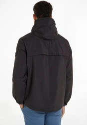 Tommy Hilfiger Kurzjacke PORTLAND HOODED JACKET Schwarz/Dunkelgrau/Grau