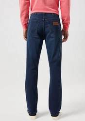 Wrangler Slim-fit Jeans Texas Dunkelblau/Blau/Hellblau