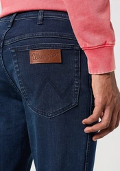 Wrangler Slim-fit Jeans Texas Dunkelblau/Blau/Hellblau
