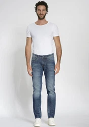 Gang Jeans 94Nico Blau/Creme/Weiß/Grün