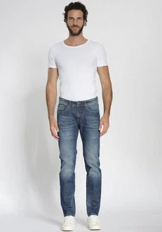 Gang Jeans 94Nico Blau/Creme/Weiß/Grün