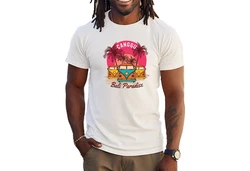 Banco Print-Shirt Sommer Surfen Beach Freizeitmode Urlaub Rosa/Grün/Lila/Beige/Weiß