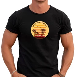 Banco Print-Shirt Sommer Surfen Beach Freizeitmode Urlaub Schwarz/Braun/Beige