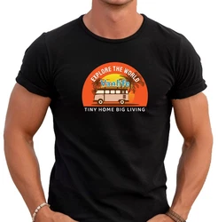 Banco Print-Shirt Sommer Surfen Beach Freizeitmode Urlaub Schwarz/Orange/Braun