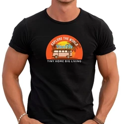 Banco Print-Shirt Sommer Surfen Beach Freizeitmode Urlaub Schwarz/Orange/Braun