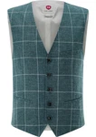 CG Club of Gents Anzugweste CG Plum Türkis/Hellblau/Dunkelgrün/Grün/Blau