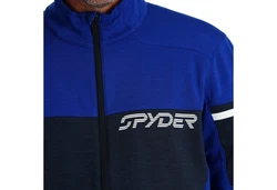 Spyder Fleecejacke Speed Fleece Jacket Dunkelblau/Blau/Hellblau