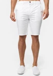 Indicode Chinoshorts INSan Weiß/Creme