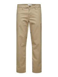 SELECTED HOMME Chinohose New Miles Khaki/Beige