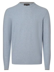 Finshley & Harding Strickpullover Blau/Hellblau/Grau