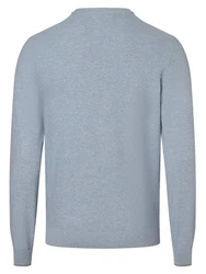 Finshley & Harding Strickpullover Blau/Hellblau/Grau