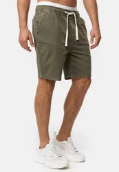Indicode Chinoshorts Kendari Dunkelgrün/Khaki