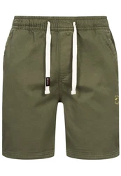 Indicode Chinoshorts Kendari Dunkelgrün/Khaki